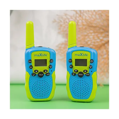 Produktbild von Maxlife Walkie-Talkie-Set MXWT-200 grün-blau