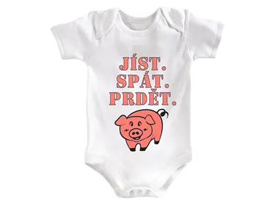 Obrázok produktu pre Dojčenské body s prasiatkom - 86-92