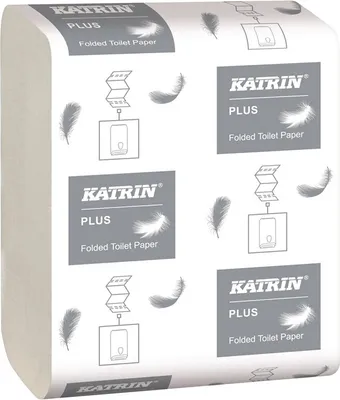 Obrázok produktu pre KATRIN 56156 KATRIN Einzelblatt-Toilettenpapier PLUS 2-lagig 10.000 Tücher