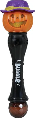 Produktbild von Halloween Kürbis Zauberstab Magischer Bubblemaker Kreative Dekoration Geräuschvolle Seifenblasen Gruselige Stimmung Halloweenparty Spezialeffekt Kürbiskopf, Farbe: Schwarz / Orange