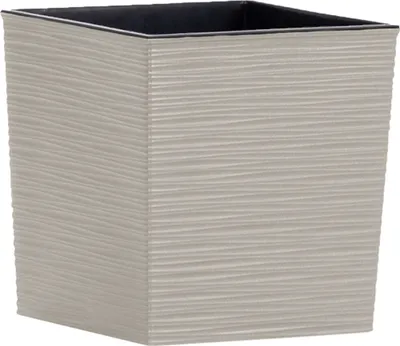 Produktbild von SIENA GARDEN Pflanzgefäße NIZZA GROOVE creme Rillenoptik, 25 x 25,5 cm
