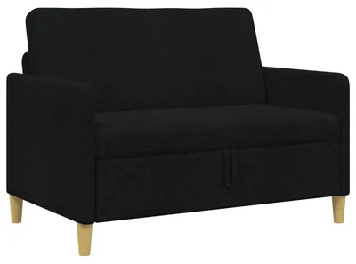 Zdjęcie produktu dla Sofa z schowkiem vidaXL, czarna, 122 x 78 x 87 cm, poliester