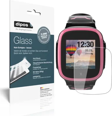 Produktbild von 2x Schutzfolie für Xplora X5 Play - Anti-Shock 9H Folie dipos Glass Kunststoffglas