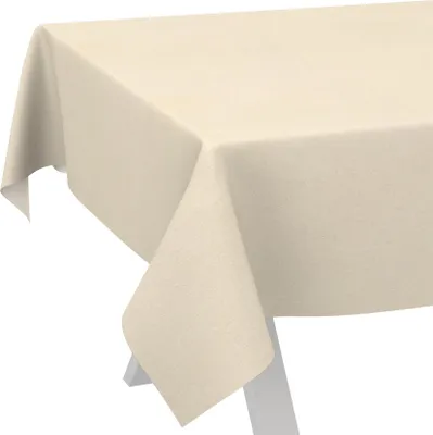 Produktbild von Tischdecke Melliert Creme 260x140cm Schnittkante