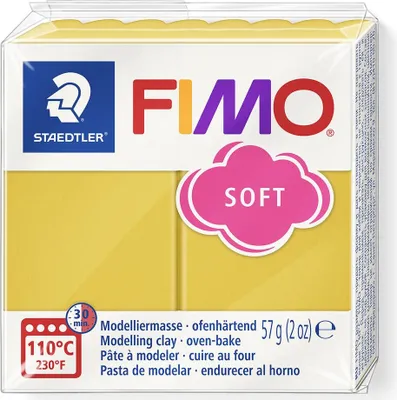 Image de FIMO SOFT Modelliermasse 'Trend Colours' mangue caramel 57g