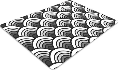 Produktbild von Stuhlunterlage Bürostuhlunterlage 120 cm x 90 cm Bodenmatte Bürostuhlunterlage - Ombre-Jakobsmuschel.