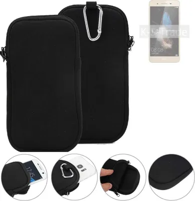 Produktbild von K-S-Trade Neopren-Hülle Handyhülle kompatibel mit BQ  Schutzhülle Neoprenhülle Sleeve Schutz-Hülle Gürtel Tasche Case Holster Handytasche