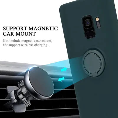 Immagine prodotto di Cadorabo custodia per Samsung Galaxy S9 custodia protettiva in verde custodia per cellulare TPU custodia cover