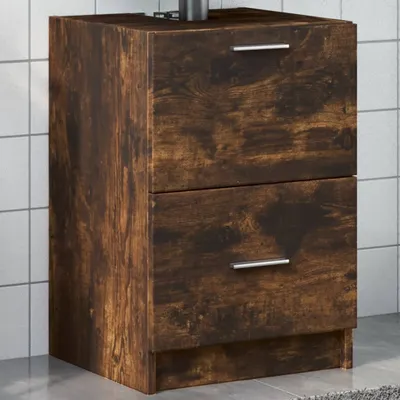 Produktbild von Maison Exclusive - Waschbeckenunterschrank Räuchereiche 40x37x59 cm Holzwerkstoff