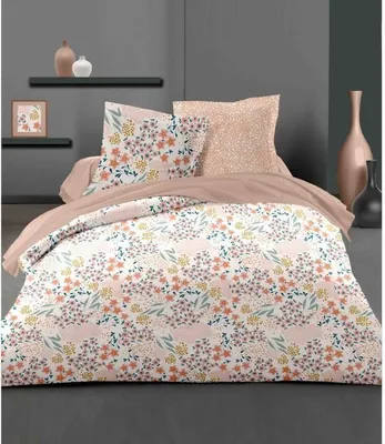 Obrázek produktu pro LOVELY HOME ložní prádlo 200x200 cm + 2 povlaky na polštář 65x65 cm - 100% bavlna MALMO - pudrově růžová