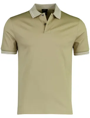 Produktbild von BOSS Black Poloshirt beige 100% Baumwolle