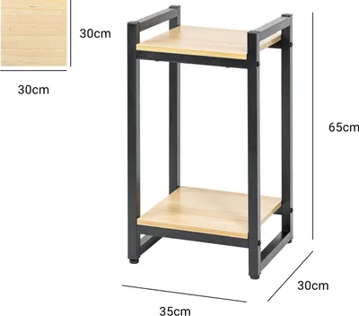 Obrázok produktu pre Vertico kovový stojan na kvety 65 cm - Čierny stojan na kvety