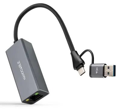 Zdjęcie produktu dla Nanocable 10.03.0411, Przewodowa, USB 3.2 Gen 1 (3.1 Gen 1) Type-C, Szary