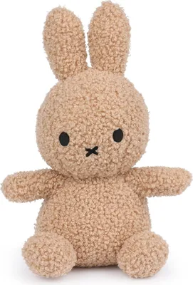 Produktbild von Nijntje & Miffy Kuscheltier Bon Ton Toys sitzend beige Teddy recycelt 23 cm