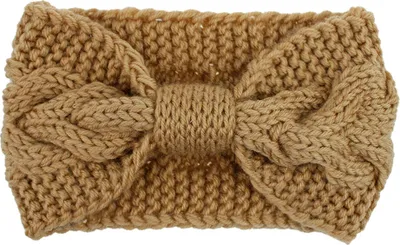 Produktbild von Oblique Unique Damen Stirnband Haar Band für den Herbst Winter Ohrenwärmer Zopfmuster in Einheitsgröße - beige