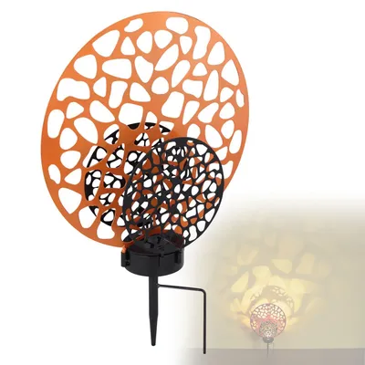 Produktbild von Solarleuchte Garten Kreis Muster Solarlampe Außen Leuchte Solar mit Pflegetuch
