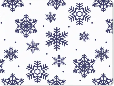 Produktbild von MuchoWow® Mauspad Mousepad Schneeflocke - Winter - Muster 23x19 cm - Mousepads - Maus Mat - Pad - Mausunterlage - Schreibtischunterlage - Mauspad