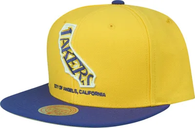 Produktbild von Mitchell & Ness NBA Team Insider Snapback Cap LA Lakers yellow/purple