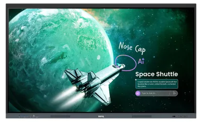 Produktbild von BenQ RE7505E, 190,5 cm (75"), 1650,2 x 928,3 mm, 500 cd/m², 3840 x 2160 Pixel, 4K Ultra HD, IPS, KI-generiertes Bild