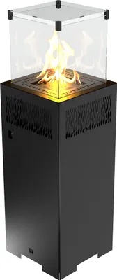 Produktbild von Hitze Gas-Terrassenheizung FUENTE Q V 5,7 kW schwarz Gasheizung Gas-Gartenheizer
