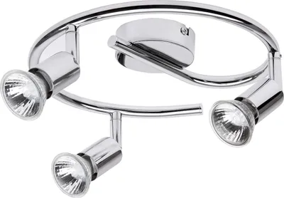 Produktbild von Rabalux 6048 Deckenstrahler 3 Spots Norton, GU10, silber, rund, Standard, ø250mm