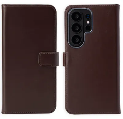 Obrázok produktu pre Selencia Pravá kožená knižnica pre Samsung Galaxy S26 Ultra - hnedá
