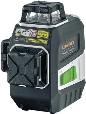 Produktbild von Laserliner MasterPlane-Laser 3G Plus, 50 m, Bezugspegel, Schwarz, 1/4,5/8", Lithium-Ion (Li-Ion), 7,4 V