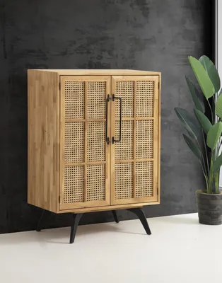 Obrázok produktu pre Schrank Holzschrank Schränke Büfett Holz Modern Wohnzimmer Braun