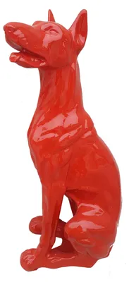 Produktbild von Abstrakte Deko Figur Statue Skulptur 80 cm Figuren Statuen Skulpturen Doberman