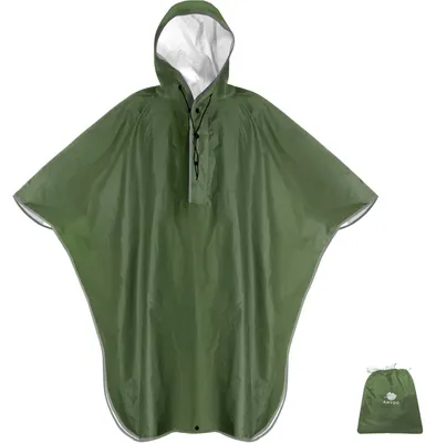 Image de Poncho de pluie imperméable, léger et pliable, pour adultes
