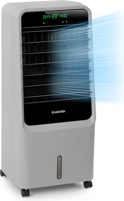 Obrázok produktu pre Klarstein, ochladzovač 4v1, ventilátor, zvlhčovač, 396 m³/h, svetlosivá-čierna