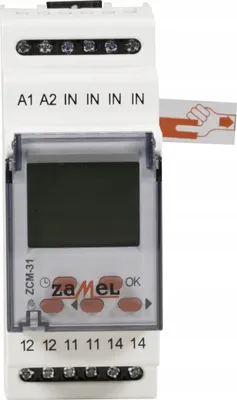 Image de Minuterie 1 canal astronomique 230V AC, ZCM-31, exta Zamel