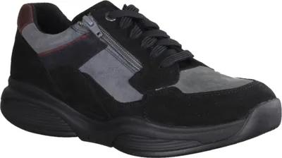 Produktbild von Xsensible SWX14 Schnürer, Herren, Leder, Black Combi, Bequemschuhe - Herrenschuhe Sneaker / Schnürschuh, Schwarz, leder&nbsp
