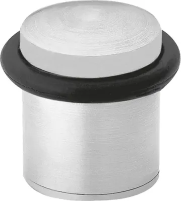Produktbild von Türstopper echt Edelstahl Türpuffer Bodentürstopper Stopper gebürstet ø 25 mm