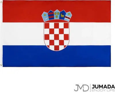 Produktbild von Jumadas Kroatische Flagge – Flagge Kroatiens – Flagge Kroatien – Flaggen – Polyester – 150 x 90 cm