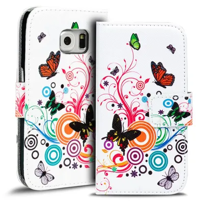 Image de Housse de téléphone portable pour Samsung Galaxy S6 Edge Housse en cuirPolyuréthaneMotif Housse de protection