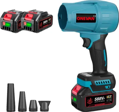 Obrázek produktu pro Turbodmychadlo, výkon 3500 W, bezkartáčový motor, nabíječka na 2 baterie 1EU