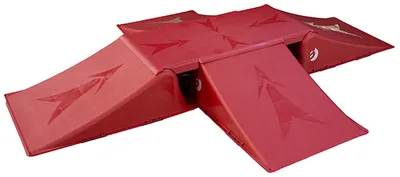 Produktbild von Sandora Skater Rampen-Set HI Impact, 5-teilig, Rot, 34060