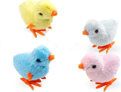 Productafbeelding van Paasdecoratie - Set van 4 - Kip - Speelgoed - Kuiken - Cadeau voor kleine jongens en meisjes - Kuikenspeelgoed