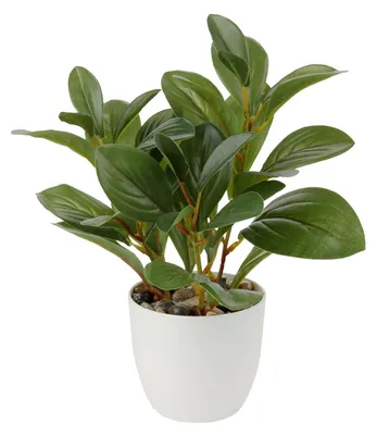Productafbeelding van 28 cm grote kunstplanten in pot voor woondecoratie, kunstkamerplanten met camellia's, bloemarrangementen, decoratie voor thuis en kantoor, bureaubonsai, kunstplanten met potten, tafeldecoratie, geschikt voor thuis, balkon en kantoordecoratie