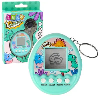 Obrázok produktu pre Elektronická hra Tamagoči Pet Egg 168W1 Prívesok na kľúče tyrkysový
