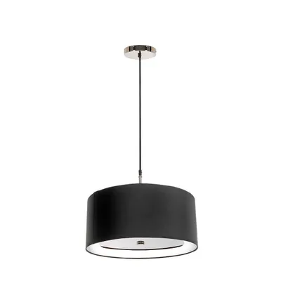 Produktbild von Hängeleuchte, Deckenleuchte, Metall, Schwarz, D 46 cm