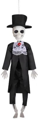 Obrázek produktu pro Dekorace na Halloween: kostra dospělého, vhodná pro výzdobu, strašidelné domy a kostýmy na párty