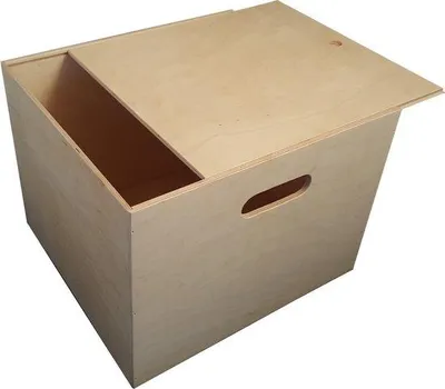 Produktbild von Playwood PW2218 Spielzeugkiste 35 l rund weiß