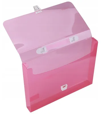 Produktbild von Deli B50442 Aktenmappe A4 mit Griff, Rosa
