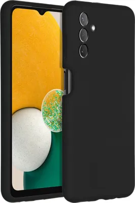 Produktbild von Accezz Liquid Silikoncase Samsung Galaxy A13 (5G) / A04s - Schwarz