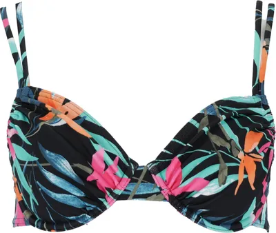 Produktbild von Firefly Malisa II MM Damen Bügel-Bikinioberteil schwarz/bunt schwarz/bunt 44C