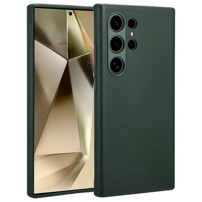 Produktbild von Accezz MagSafe Leather Backcover für das Samsung Galaxy S24 Ultra - Cedar Green
