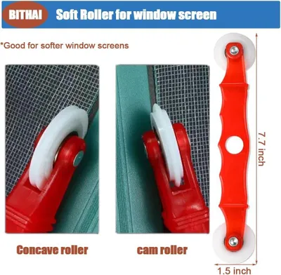 Imagen del producto de Herramienta de reparación de ventanas 7 en 1, rodillo para juntas, para ventanas y puertas correderas