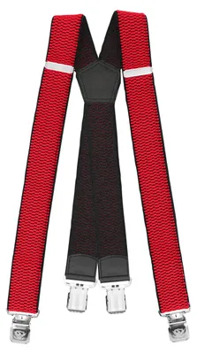 Produktbild von Fabio Farini - 1 Stück 4cm Breites X-Design verstellbar mit extra starken Clipverschluss, Rot